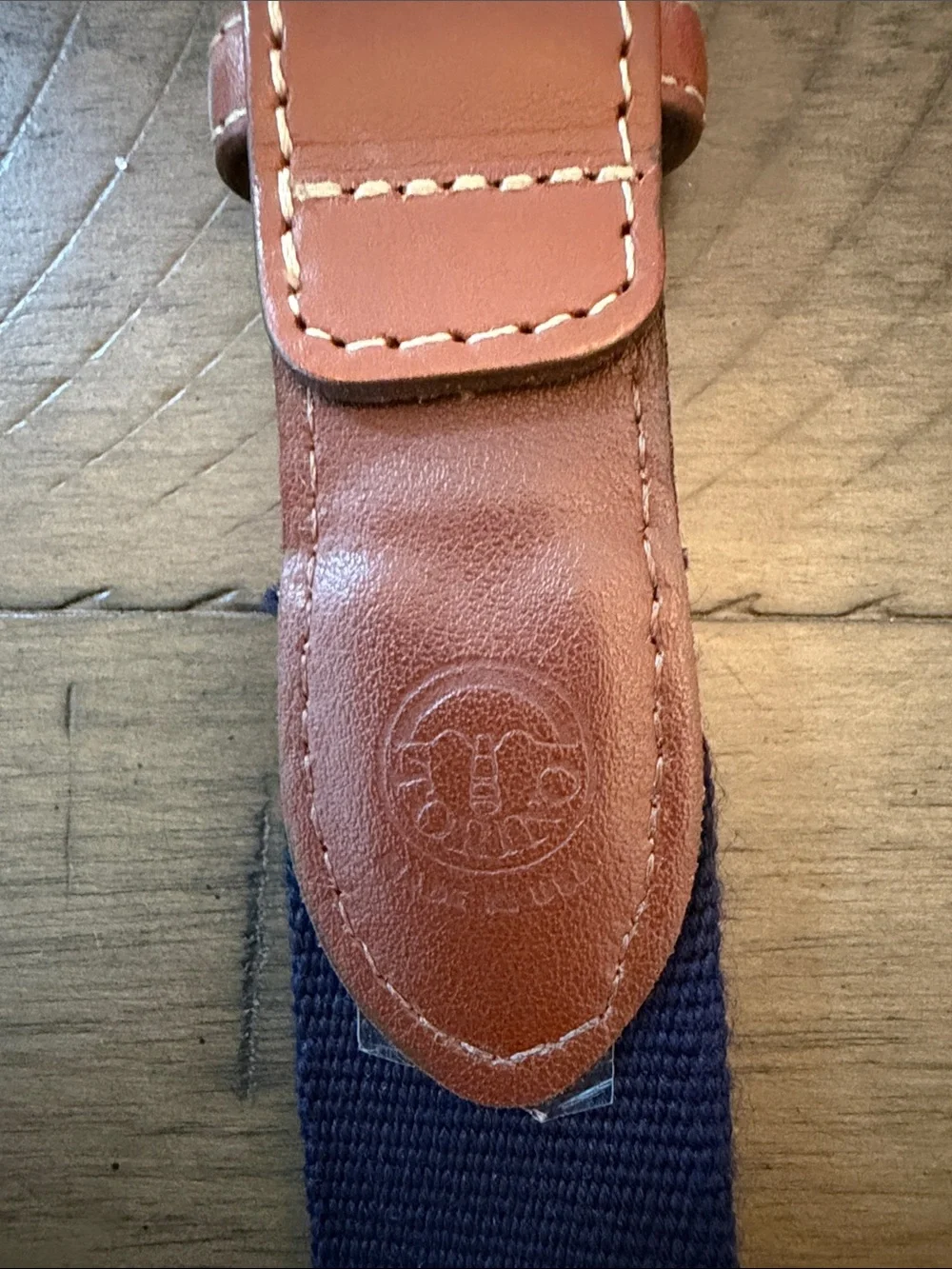 Torino Navy and Red Canvas w/Brown Leather Sz40 Style#6846 Made in USA Men's